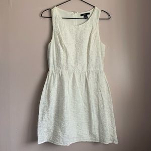 Forever 21 Textured White Dress